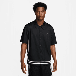 Kortærmet Nike DNA Crossover Dri-FIT-basketballtrøje til mænd - sort sort M