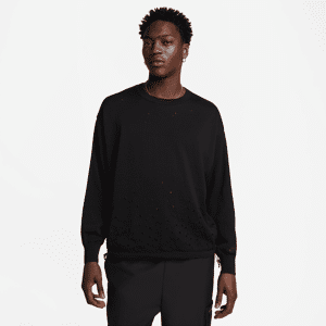 Langærmet Nike Sportswear Tech Pack-sweater til mænd - sort sort L