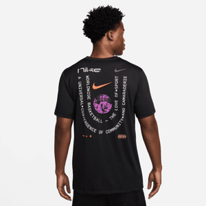 Nike Dri-FIT–basketball-T-shirt til mænd - sort sort L