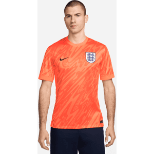 England 2024/25 Stadium Goalkeeper Nike Dri-FIT Replica-fodboldtrøje med korte ærmer til mænd (herrehold) - Orange Orange XXL