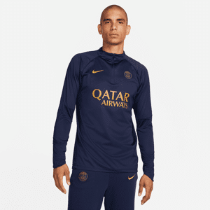 Paris Saint-Germain Strike Winter Warrior Nike Storm-FIT-fodboldtræningstrøje til mænd - blå blå XL