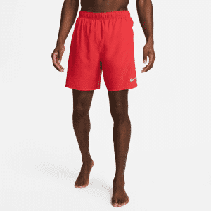 Nike Challenger Dri-FIT 7-løbeshorts (18 cm) med indershorts til mænd - rød rød L