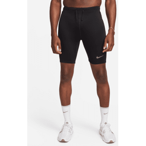 Nike Fast-Dri-FIT-løbetights i 1/2 længde med indershorts til mænd - sort sort M