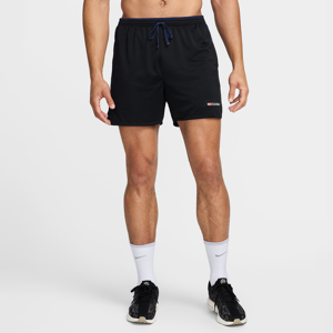 Nike Track Club Dri-FIT-løbeshorts med indershorts (13 cm) til mænd - sort sort XXL