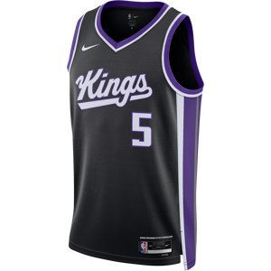 De'Aaron Fox Sacramento Kings 2023/24 Icon Edition-Nike Dri-FIT NBA Swingman-trøje - sort sort L