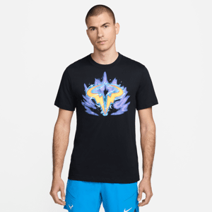 Rafa NikeCourt Dri-FIT-tennis-T-shirt til mænd - sort sort S