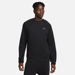 Nike Sportswear Tech Fleece-trøje med rund hals til mænd - sort sort 3XL