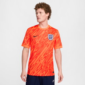 England 2024/25 Stadium Goalkeeper Nike Dri-FIT Replica-fodboldtrøje med korte ærmer til mænd (kvindehold) - Orange Orange XXL