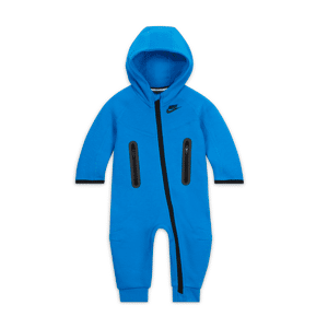 Nike Sportswear Tech Fleece-heldragt med hætte til babyer - blå blå 0-3M