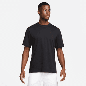 Alsidig Nike Primary Dri-FIT-overdel med korte ærmer til mænd - sort sort M