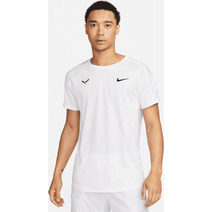 Kortærmet Rafa Challenger Nike Dri-FIT-tennisoverdel til mænd - hvid hvid XXL