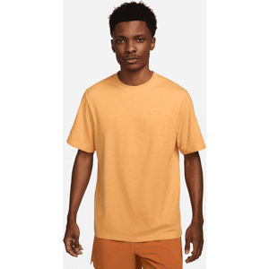 Alsidig Nike Primary Dri-FIT-overdel med korte ærmer til mænd - Orange Orange M