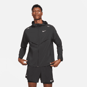 Nike Windrunner-løbejakke til mænd - sort sort M