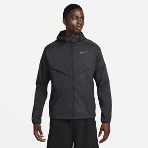 Nike Windrunner Repel-løbejakke til mænd - sort sort M