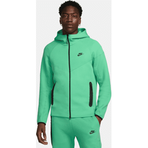 Nike Sportswear Tech Fleece Windrunner-hættetrøje med lynlås til mænd - grøn grøn M