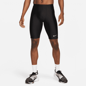 Nike Dri-FIT Fast-løbetights i halv længde til mænd - sort sort S