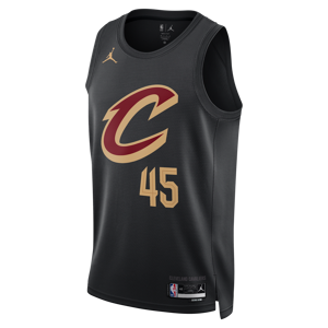 Cleveland Cavaliers Statement Edition Jordan Dri-FIT NBA Swingman-trøje til mænd - sort sort L