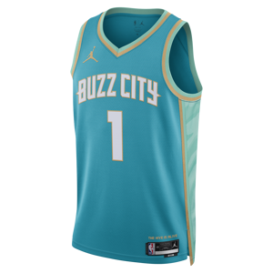 Lamelo Ball Charlotte Hornets City Edition 2023/24 Jordan Dri-FIT NBA Swingman-trøje til mænd - blå blå L