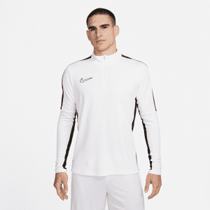 Nike Academy Dri-FIT-fodboldtrøje med 1/2 lynlås til mænd - hvid hvid XXL