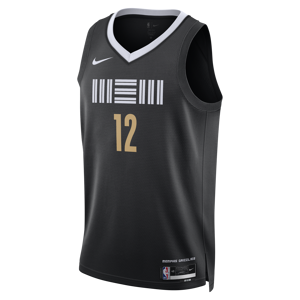 Ja Morant Memphis Grizzlies City Edition 2023/24 Nike Dri-FIT NBA Swingman-spillertrøje til mænd - sort sort XXL