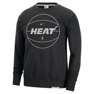 Miami Heat Standard Issue Nike Dri-FIT-NBA-sweatshirten til mænd - sort sort 3XL