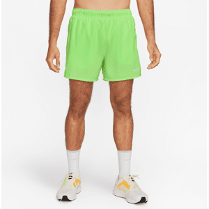 Nike Challenger-Dri-FIT-løbeshorts (13 cm) med indershorts til mænd - grøn grøn S