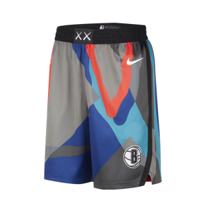 Brooklyn Nets 2023/24 City Edition Nike Dri-FIT NBA Swingman-shorts til mænd - sort sort 3XL
