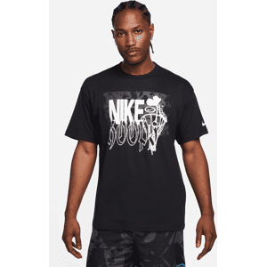 Nike Max90-basketball-T-shirt til mænd - sort sort S