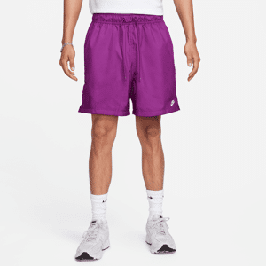 Vævede Nike Club-flow-shorts til mænd - lilla lilla L