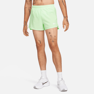 Nike Fast Dri-FIT-løbeshorts med indershorts (8 cm) til mænd - grøn grøn L