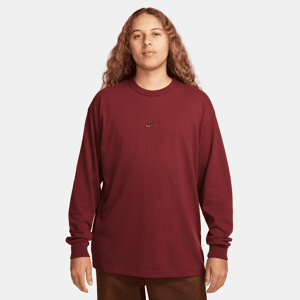 Langærmet Nike Sportswear Premium Essentials-T-shirt til mænd - rød rød XL