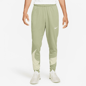 Faconsyede Nike Dri-FIT-fitnessbukser til mænd - grøn grøn S