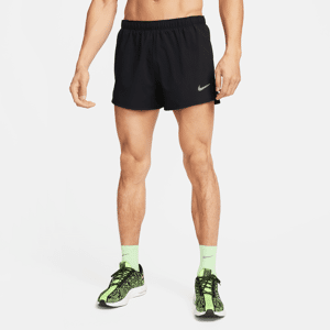 Nike Fast Dri-FIT-løbeshorts med indershorts (8 cm) til mænd - sort sort XXL