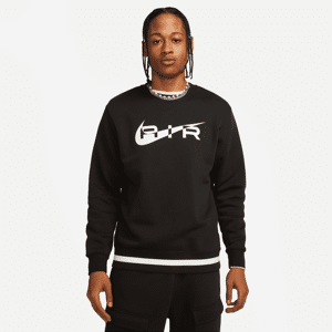 Nike Air-sweatshirt i fleece med rund hals til mænd - sort sort S