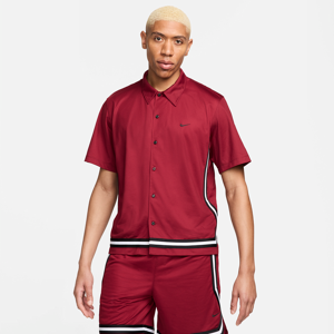 Kortærmet Nike DNA Crossover Dri-FIT-basketballtrøje til mænd - rød rød L