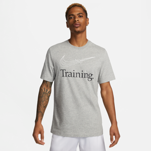Nike Dri-FIT-trænings-T-shirt til mænd - grå grå S