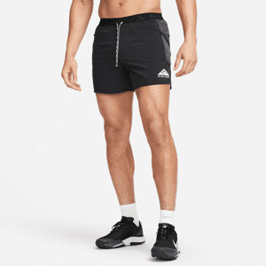 Nike Trail Second Sunrise Dri-FIT-løbeshorts (13 cm) med indershorts til mænd - sort sort XXL
