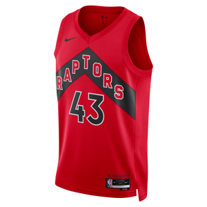 Toronto Raptors Icon Edition 2022/23 Nike Dri-FIT NBA Swingman-trøje til mænd - rød rød XXL