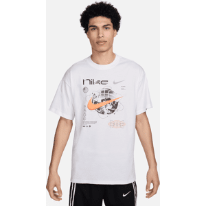 Nike Max90-basketball-T-shirt til mænd - hvid hvid L