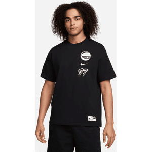 Nike Max90-basketball-T-shirt til mænd - sort sort L