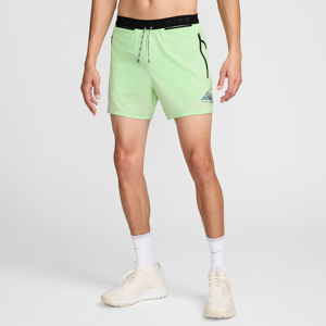 Nike Trail Second Sunrise Dri-FIT-løbeshorts (13 cm) med indershorts til mænd - grøn grøn S