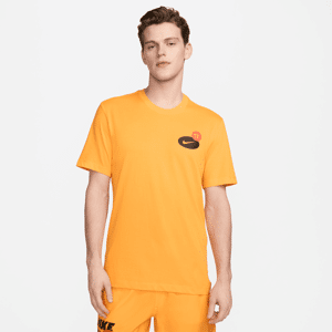 Nike Dri-FIT Fitness-T-shirt til mænd - gul gul L