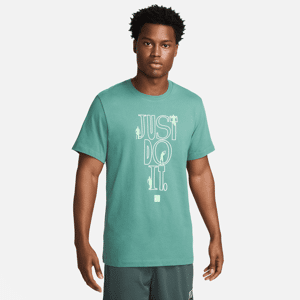 Nike Fitness-T-shirt til mænd - grøn grøn S