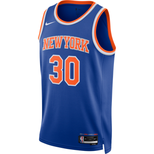 New York Knicks Icon Edition 2022/23-Nike Dri-FIT NBA Swingman-trøje til mænd - blå blå S