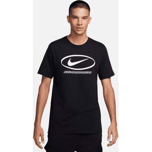 Nike Sportswear-T-shirt med grafik til mænd - sort sort XL