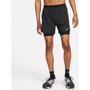 Nike Stride Dri-Fit-hybridløbeshorts til mænd (13 cm) - sort sort M