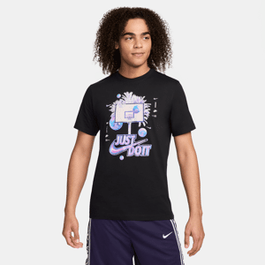 Nike Basketball-T-shirt til mænd - sort sort M