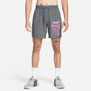 Alsidige Nike Form Dri-FIT-shorts (18 cm) uden for til mænd - grå grå XXL