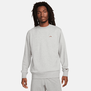 Nike Sportswear-sweatshirt med rund hals i french terry til mænd - grå grå XXL