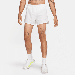 Nike Fast Dri-FIT-løbeshorts med indershorts (8 cm) til mænd - hvid hvid XXL